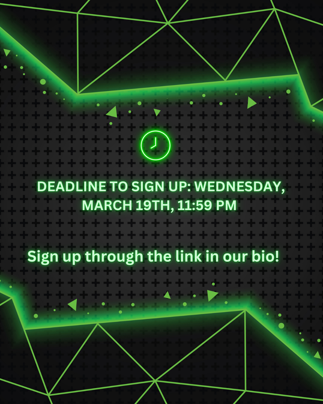 Student club stock pitch deadline post